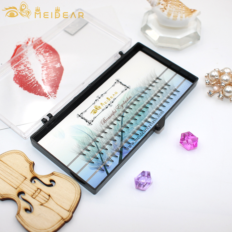 Most popular lightweight pre-fanned volume eyelash extension with customized logo design